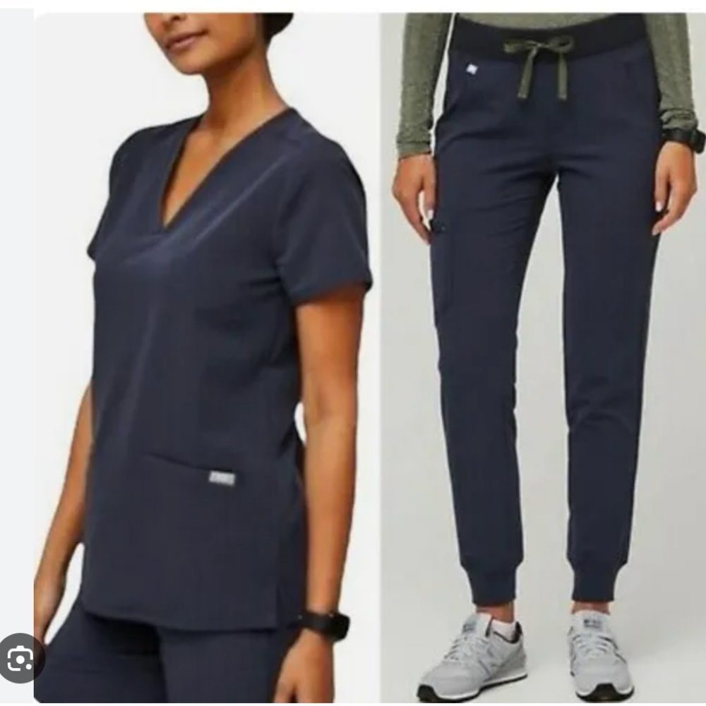 FIGS SET in QUIET NAVY: Catarina and Zamora XS